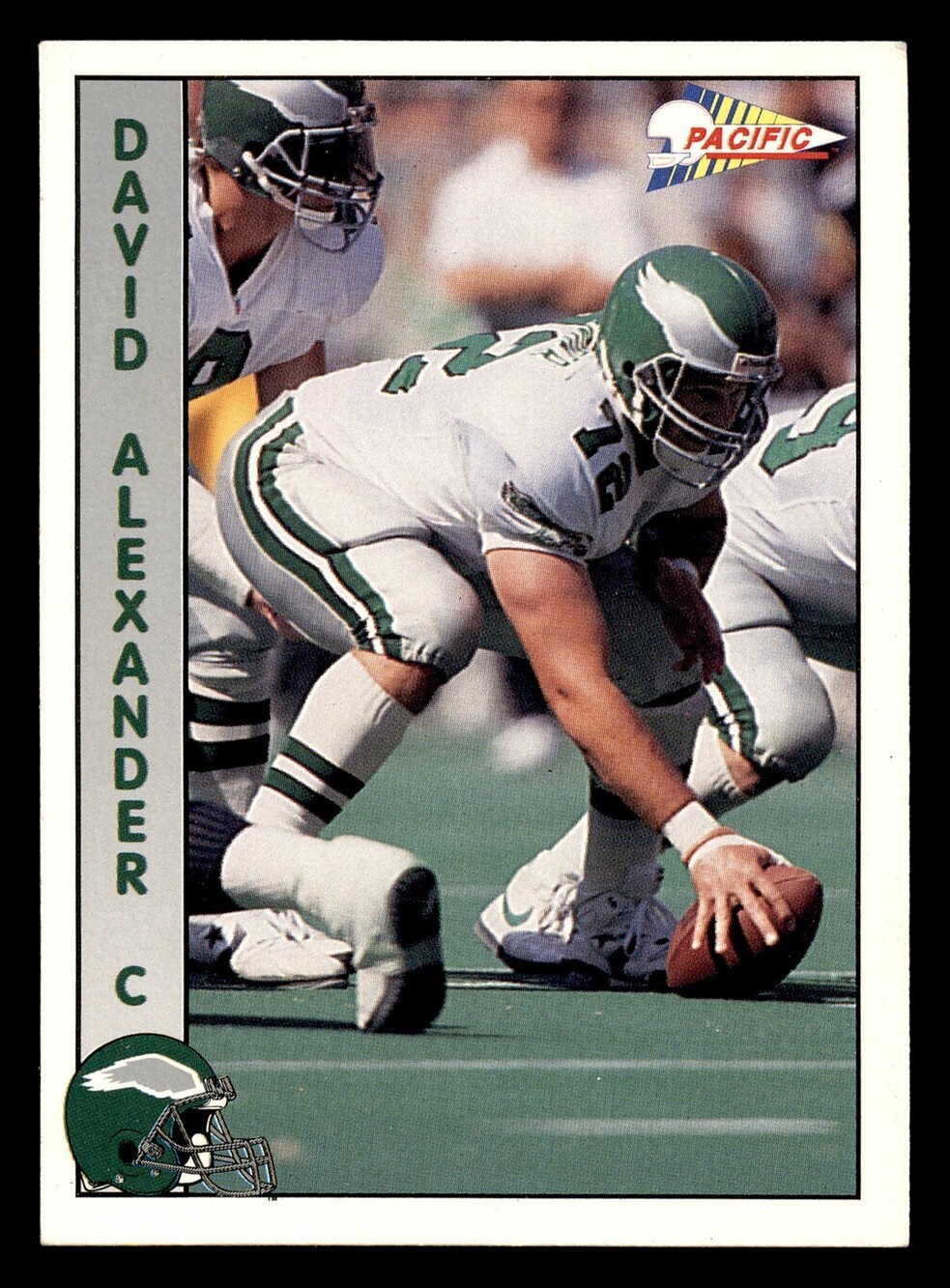 1992 Pacific #569 David Alexander Football Card Philadelphia Eagles